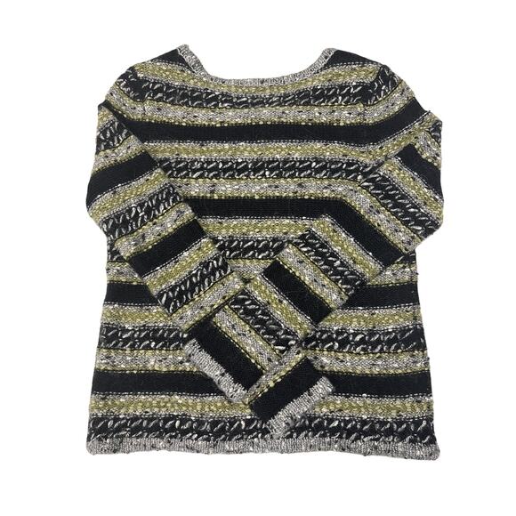 Rag and Bone New York size small striped wool blend sweater grunge chic - Picture 6 of 6